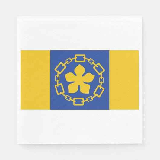 Flagge von Hamilton (Ontario, Kanada) Serviette (Vorderseite)