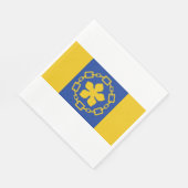 Flagge von Hamilton (Ontario, Kanada) Serviette (Ecke)