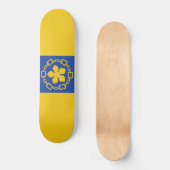 Flagge von Hamilton (Ontario, Kanada) Skateboard (Vorderseite)