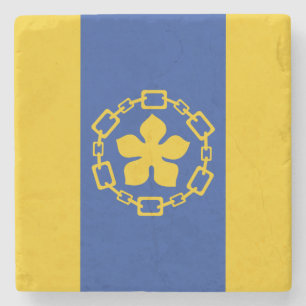 Flagge von Hamilton (Ontario, Kanada) Steinuntersetzer