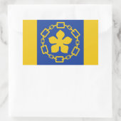 Flagge von Hamilton, Ontario, rechteckiger Aufkleb Rechteckiger Aufkleber (Tasche)