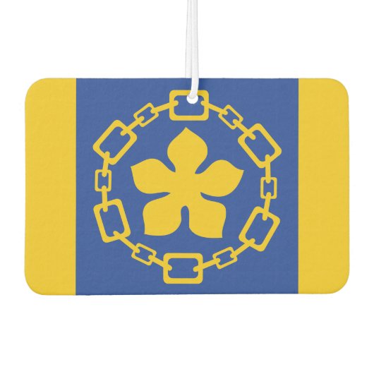 Flagge von Hamilton, Ontario-Serviertablett Autolufterfrischer (Vorderseite)