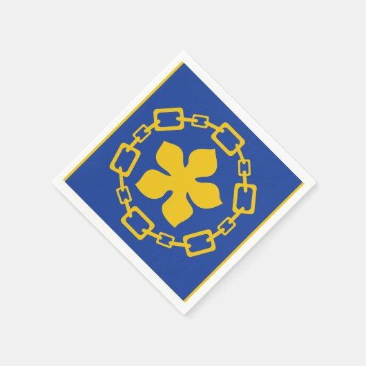 Flagge von Hamilton, Ontario Serviette (Ecke)