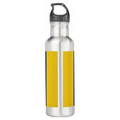 Flagge von Hamilton, Ontario Stainless Steel Water Edelstahlflasche (Rückseite)