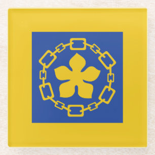 Flagge von Hamilton, Untersetzer von Ontario-Glas