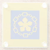 Flagge von Hamilton, Untersetzer von Ontario-Glas (Rückseite)