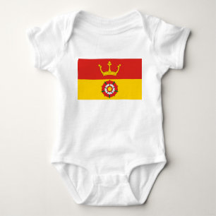 Flagge von Hampshire (Landkreis des Vereinigten Kö Baby Strampler