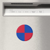 Flagge von Harenkarspel Magnet (In Situ (Geschirrspüler))
