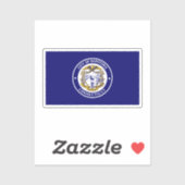 Flagge von Hartford, Connecticut Aufkleber (Blatt)