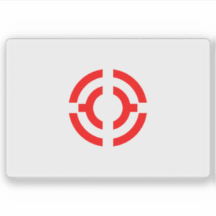 Flagge von Hatogaya, Saitama, Japan (1967-2011) Aufkleber