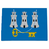 Flagge von Havanna, Kuba Große Geschenktasche Große Geschenktüte (Vorderseite)