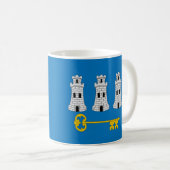 Flagge von Havanna, Kuba Kaffeetasse (VorderseiteRechts)