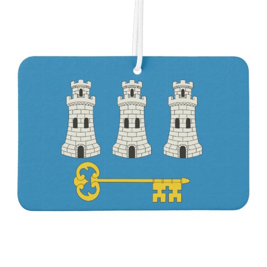 Flagge von Havanna, Kuba-Sumpfblanket Autolufterfrischer (Rückseite)