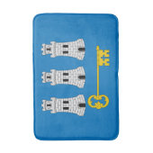 Flagge von Havanna, kubanische Badematte (Vorderseite Vertikal)