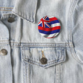 Flagge von Hawaii Button (Beispiel)
