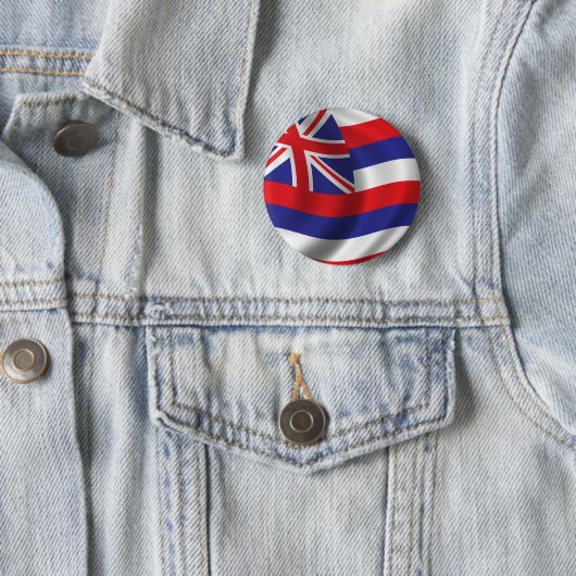 Flagge von Hawaii Button (Beispiel)