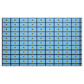 Flagge von Heiliger Lucia Stoff (Fat Quarter (45,7 x 55,9 cm))