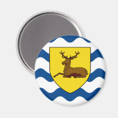 Flagge von Hertfordshire Magnet (Vorderseite/Rückseite)