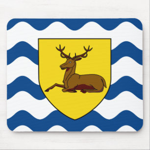 Flagge von Hertfordshire-Mauspad Mousepad