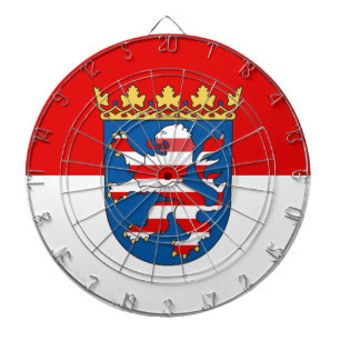 Flagge von Hesse Dartboard Dartscheibe
