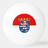 Flagge von Hesse Ping-Pong Ball (Vorderseite)