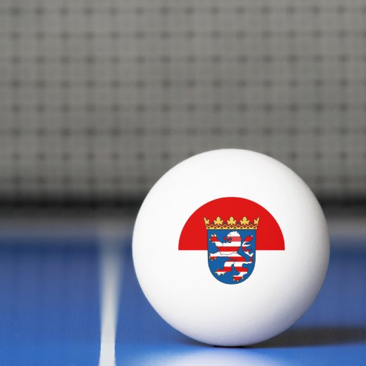 Flagge von Hesse Ping-Pong Ball (Netto)