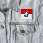 Flagge von Hessen Button (Beispiel)