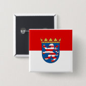 Flagge von Hessen Button (Vorne & Hinten)