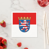 Flagge von Hessen Papier Servietten (Beispiel)