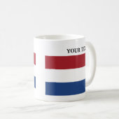 Flagge von Holland Kaffeetasse (VorderseiteRechts)