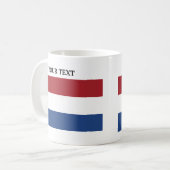 Flagge von Holland Kaffeetasse (Vorderseite Links)