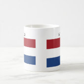 Flagge von Holland Kaffeetasse (Mittel)
