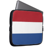 Flagge von Holland Laptopschutzhülle (Vorne Rechts)