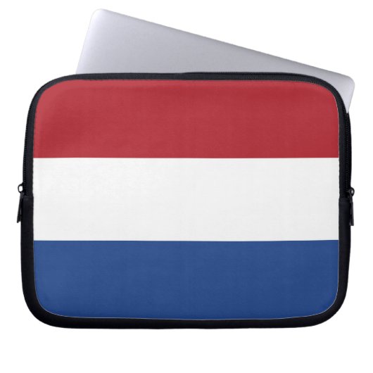 Flagge von Holland Laptopschutzhülle (Vorderseite)