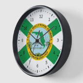 Flagge von Hollywood, Florida Uhr (Winkel)