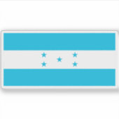 Flagge von Honduras Aufkleber (Vorderseite)