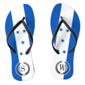 Flagge von Honduras Badesandalen (Fußbett)