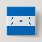Flagge von Honduras Button (Vorderseite)