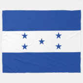 Flagge von Honduras Fleecedecke (Vorderseite (Horizontal))
