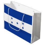 Flagge von Honduras Große Geschenktüte (Vorderseite Schrägansicht)