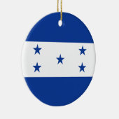 Flagge von Honduras Keramik Ornament (Rechts)