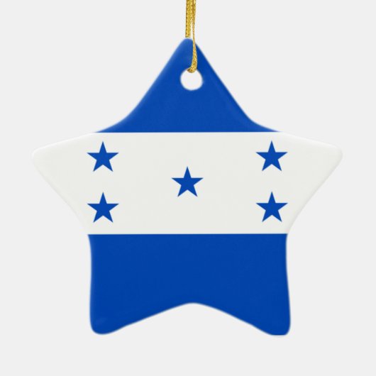 Flagge von Honduras Keramikornament (Hinten)
