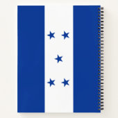 Flagge von Honduras Notizblock (Rückseite)