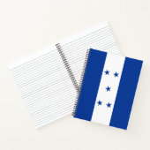 Flagge von Honduras Notizblock (Innenseite)