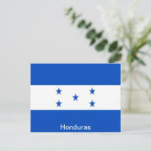 Flagge von Honduras Postkarte (Stehend Vorderseite)