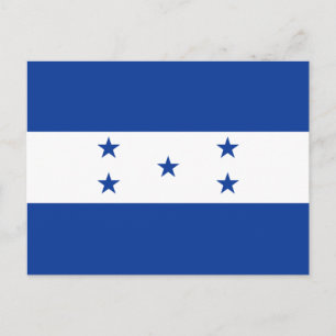 Flagge von Honduras Postkarte