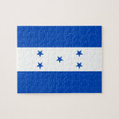 Flagge von Honduras Puzzle (Horizontal)