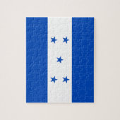 Flagge von Honduras Puzzle (Vertikal)