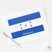 Flagge von Honduras Rechteckiger Aufkleber (Umschlag)