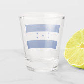 Flagge von Honduras Schnapsglas (Rückseite)